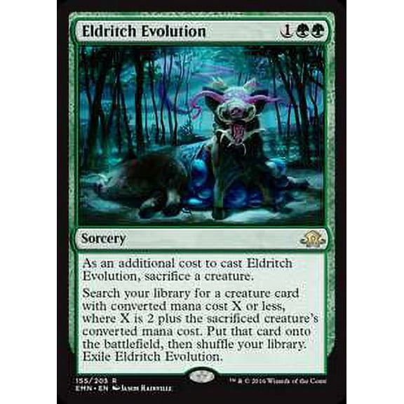MtG Eldritch Moon Rare Eldritch Evolution #155