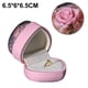 thumbnail image 2 of Caja de almacenamiento de joyas con anillo de diamantes de regalo: caja de anillo con flor eterna rosa en forma de corazón, 2 of 5