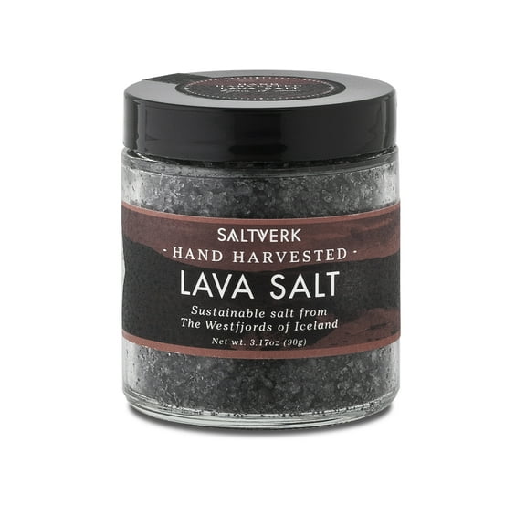 Saltverk Lava Salt, 3.17oz of Handcrafted Icelandic Sea Salt