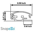 thumbnail image 4 of SnapeZo Aluminum Front Loading Snap Poster Frame, Black, 20 x 26 Inch, 4 of 8