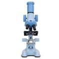 thumbnail image 1 of Kids Microscope Science Kit, Clear Image Kids Educational Microscope Set Science Learning Develop Observation with LED Light for Home Use Blue, 1 of 7