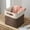 Brown#1669, variant on Storage Basket Bin - Large Capacity Fabric Linen Foldable Storage Box with Handles, 11 x 11 x 11 in Cube Organizer for Clothes, Books, Toys, Closet & Bedroom