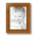 thumbnail image 2 of ArtToFrames 6" x 8" Honey Picture Frame, 6x8 inch Brown Wood Poster Frame (WOM-4097), 5 Pack, 2 of 8