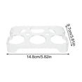 thumbnail image 2 of GOOHOCHY Bandeja para huevos para refrigerador, práctica caja para guardar huevos, contenedor para el hogar., 2 of 8