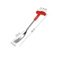 thumbnail image 4 of Garden Weeding Tools Pvc Soft Rubber Coated Handle High Carbon Steel Garden Shovel Hand for Weeding Digging Vegetables Garlic Transplanting, 4 of 4