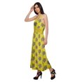 thumbnail image 4 of Moomaya WoMen's Spaghetti Strap Side Slit Dress Plus Size Printed Clothing, 4 of 6