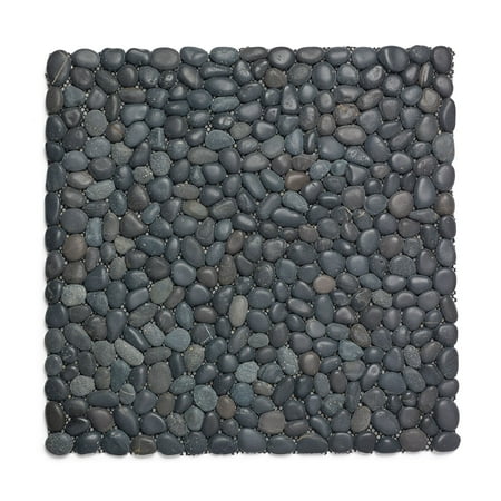 Placemats For Small Square Table Design Ideas Beachstone Placemat, Natural River Rock Stone Table Mat, 15