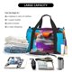 thumbnail image 5 of Balery Lizard With Sunglasses Colorful Bolsa de Gimnasio para Mujeres, Bolsa de Viaje con Bolsillo Húmedo, Bolsa de Fin de Semana para Mujeres, Bolsa de Viaje Resistente al Agua, 5 of 7