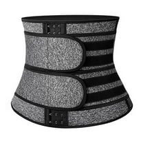 Plus Size Women's Shapewear Women Workout Hot Sweat Waist Trainer Corset Gym Sports Workout Fitness Trimmer Belt For Double Firm Control Compression Abs Belt For Women Faja De Mujer, Women's Shapers