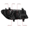 thumbnail image 5 of NUVISION for Mercedes Sprinter W907 Pair of Black Amber Halogen Headlight Lamps, 5 of 8