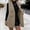 Khaki, variant on Long Vest for Women Sleeveless Casual Open Front Double Breasted BusinessTweed Blazer Fall Jackets Cardigan Casual Work Office Cardigans Jacket Autumn Winter Outerwear