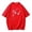 Red, variant on Men Summer Tops Men's Short Sleeve T Shirt Round Neck Trend Base Shirt Half Sleeve Loose Body Shirt for Everyday Casual Wear Khaki 3XL