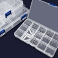 thumbnail image 4 of Milue 15/28/36 Grids Adjustable Removable Clear Plastic Jewelry Organizer Divider, 4 of 14