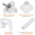 thumbnail image 4 of 2 PCS Aluminum Keyed Window Handle, Lockable Window Handle, for All Windows and Balcony Doors (White), 4 of 5