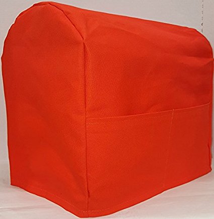 orange kitchen aid stand mixer