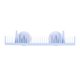 thumbnail image 4 of 2x Almacenamiento De Pelucas Para Múltiples Pelucas Soporte Para Pelucas Para Uso En Viajes Extensión De Cabello Hogar Azul, 4 of 8