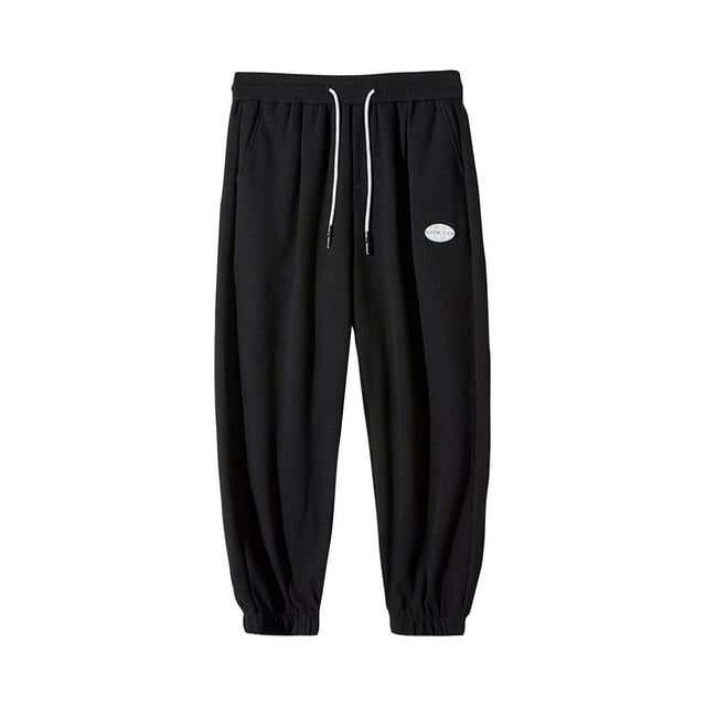 Men's Autumn Winter Casual Sports Loose Binding Feet Sweatpants
