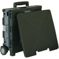 thumbnail image 2 of BAZIC Folding Cart on Wheels w/Lid Cover, 16" x 18" x 15", Black/Gray, 2 of 6