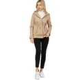 thumbnail image 3 of Made by Olivia Women's Military Anorak Safari Hoodie Jacket, 3 of 7