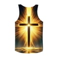 thumbnail image 6 of QSAWXQZ Men's Graphic Tank Tops Jesus Cross Printed Sleeveless T Shirts Christian Lightweight Breathable Muscle Shirts Athletic Summer Beach Casual Wear S, 6 of 6