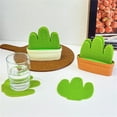 thumbnail image 2 of Cactus Shape Dining Decors Office Accessories Drinkware Pad PVC Resin Texture, 2 of 21