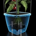 thumbnail image 4 of (2 pack) Harvest Bloom Garden Planter with Self-Watering System and Adjustable Trellis for Your Outdoor Balcony, Patio, or Backyard Garden by NuVue Products, 4 of 8