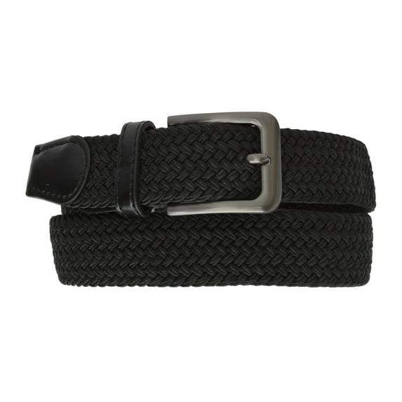 Marshal Braided Elastic Stretch Belts with Gunmetal Buckle S110