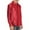 Red, variant on WREESH Men's Party Button Down Shirts Long Sleeve Solid Satin Collar with Bright Color Tops Black