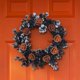 thumbnail image 2 of Corona de puerta de entrada Nallwabiu, corona de Halloween, puerta de entrada, pared, ventana, vacaciones, granja, porche, patio, decoración de jardín, 12 pulgadas, 2 of 4