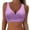 Purple, variant on Siilsaa Women's Twist Front Bikini Top V Neck Push Up Padded Swimsuit Top Bathing Suits Hot Pink,S