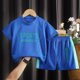 thumbnail image 1 of MKLEKYY conjunto de Pantalones Cortos Deportivos para Niños, Chándal de 2 Piezas, Camiseta Sin Mangas de Baloncesto y Pantalones Cortos de Malla de Secado Rápido (1 A 12 Años), 1 of 4