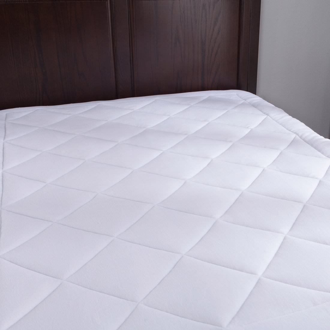 Puredown Down Alternative Mattress Pad/Topper, Coral Fleece Top, King