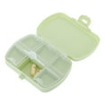 thumbnail image 6 of Unique Bargains 1 Pc Pill Case 6 Grid Portable Mini Pill Box Green, 6 of 6