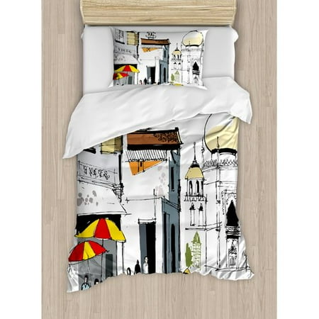 Ambesonne Asian Duvet Cover Set Walmart Com