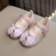 thumbnail image 2 of Zanarzt Toddler Girls Sandals Toddler Little Girls Dress Shoes Flower Girls Mary Jane Flats Ballet Shoes Party Wedding Pink,US 10.5, 2 of 7
