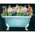 thumbnail image 2 of Popp, Grace 24x20 White Modern Wood Framed Museum Art Print Titled - 2-Up Bathtub Garden I, 2 of 4