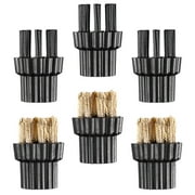 6pcs Household Steam Cleaner Brush Heads Mop Parts Replacement Accessories