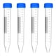 thumbnail image 3 of Tubos de Centrífuga Cónicos de 200 Piezas de 15 Ml con Tapas de Rosca, Contenedor de Prueba de Laboratorio Graduado y con Marcas de Escritura, 3 of 8
