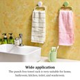 thumbnail image 3 of Unatoiry Wall Mounted Towel Rack Hanging Washcloth Ring Household Organizing Holder Green 1Set, 3 of 6