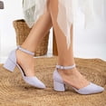 thumbnail image 4 of Marcelle - Zapatos de novia de ante color lila lila 22 CM, 4 of 4
