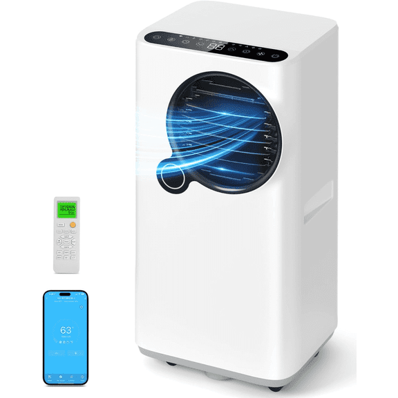 Portable Air Conditioners, 16000 btu Smart AC Unit with Cooling/Dehumidifier/Fan, APP/Remote Control 24h Timer Air Conditioner for Room Indoors
