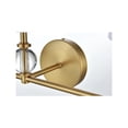 thumbnail image 3 of Living District Bethany 27 inch Wall Sconce in Satin Gold, 3 of 7