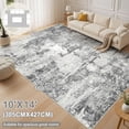 thumbnail image 2 of Living Room Area Rugs - x Abstract Large Soft Indoor Washable Rug Neutral Modern Low Pile Carpet for Bedroom Dining Room Farmhouse Home Office -, 2 of 9