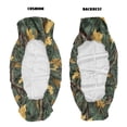 thumbnail image 6 of ZIATUBLES 2-Piece UTV Seat Covers Set, Camo Hunting Forest Seat Protectors for Side by Sides, Easy Install Polyester Cover for Kawasaki Mule Use Mud Rain Resistance, Maple Leaf Branch Print, 6 of 8