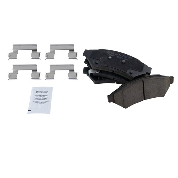 TRQ Front Ceramic Brake Pad Set Kit for LaCrosse Terraza Uplander Montana BFA73218 Fits select: 2006-2007 BUICK LACROSSE, 2005 BUICK ALLURE