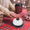 thumbnail image 2 of Stainless Steel Hand Pressing Service Bell Answer Bell Reception Desk Bell Ring Table Pet Bell For Restaurant Kitchen Bar, 2 of 5