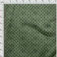 thumbnail image 4 of oneOone Silk Tabby Olive Green Fabric Abstract Craft Projects Decor Fabric Printed By The Yard 42 Inch Wide, 4 of 4