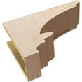thumbnail image 6 of 6"W x 18"D x 12"H Classic Diane Rough Cedar Woodgrain TimberThane Corbel, Primed Tan, 6 of 6