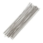 Stainless Steel Large Big Eye Collapsible Embroidery Beading 0.45x55mm