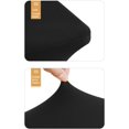 thumbnail image 4 of Elastic Table Cover, 4~6Ft Rectangle Tablecloth, for Wedding Event Patio Table Decorations Elastic Fabric Stretch Table Covers Washable, Multi-Color Option (Dark blue,6FT), 24062004CX, 4 of 7